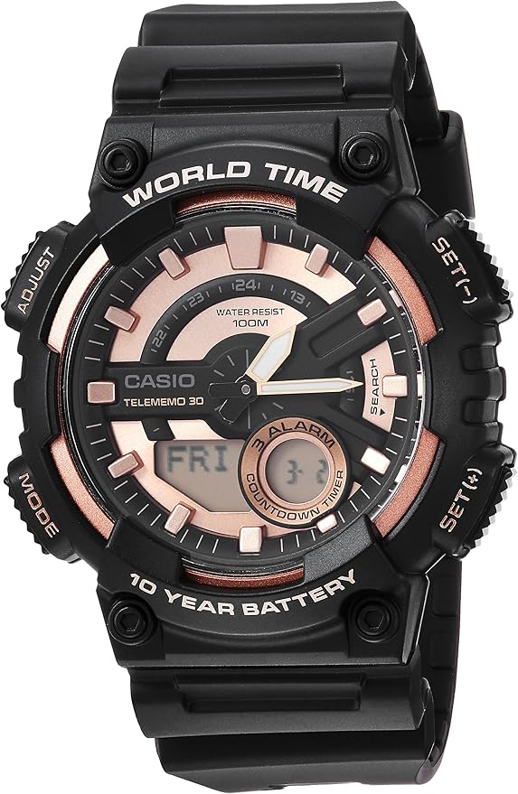 how to change the time on a casio telememo 30 watch