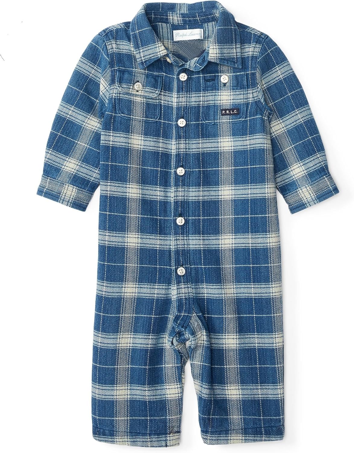 Which Is The Best Ralph Lauren Romper 3M Plaid Blue