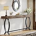 Tribesigns Console Table for Entryway: 70.87-Inch Narrow Long Entryway Entry Table, Farmhouse Sofa Table Behind Couch with Metal Legs for Entrance, Hallway, Living Room