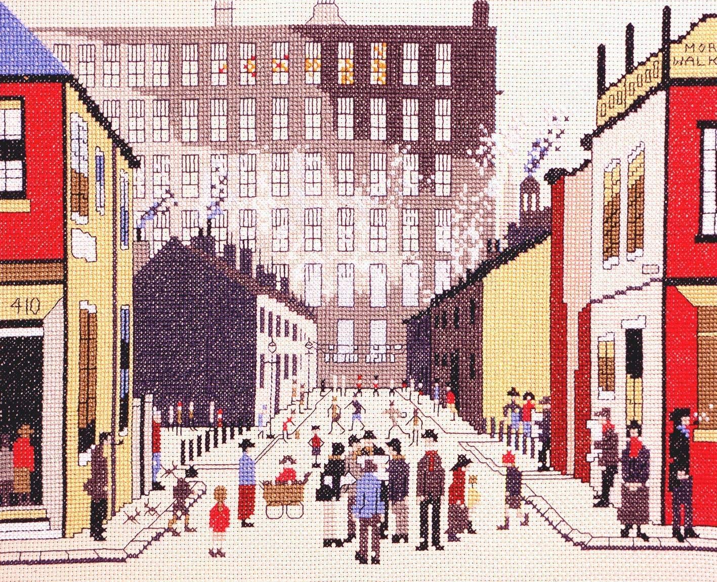 Bothy Threads Cross Stitch Kit - Street Scene