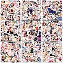Amazon.com: 350 PCS Anime Sexy Lady Stickers , Erotic Hentais ...
