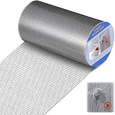CroBlissful 5 in X 20 ft Extra Wide Window Screen Tape Mesh Repair, Gray | Strong Adhesive, Waterproof Fiberglass, Screen Repair Kit Patch, for Window Door Tears Holes