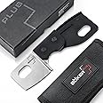 BÖKER PLUS® Sprocket - EDC Box Cutter - Mini knife with folding mechanism - small slipjoint EDC pocket knife with D2 blade - G10 handle scales black