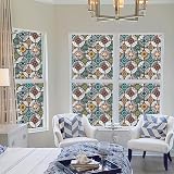 dktie Window Film Privacy Non Adhesive Stained Glass 44.5x200 cm UV Blocking view 5