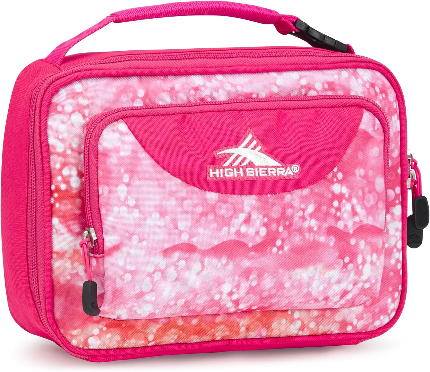 High Sierra Single Compartment Lunch Bag, One Size, Effervescent/Flamingo