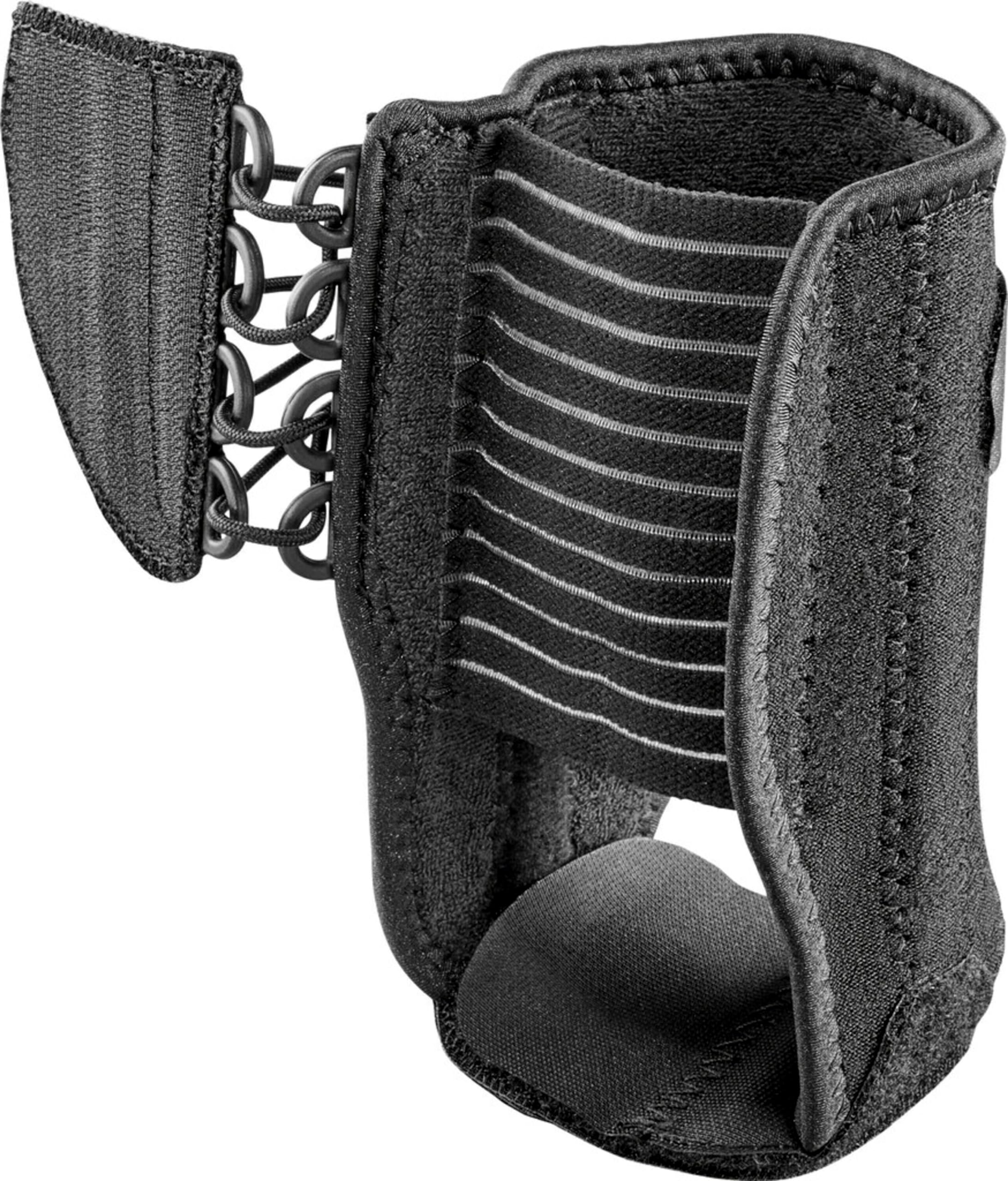 ACE Ankle Brace with Side Stabilizers, Adjustable, Black, 1/Pack