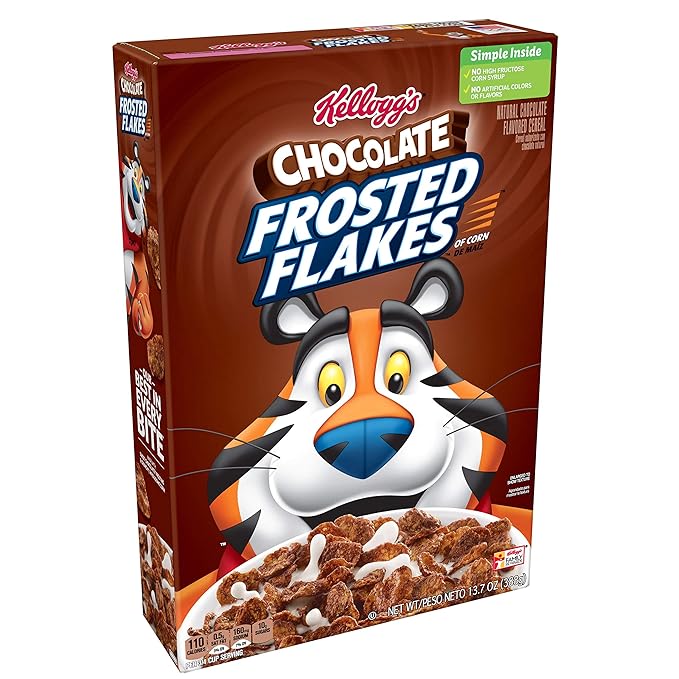 Kellogg's Chocolate Chocolate Frosted Flakes, 13.7 Ounce