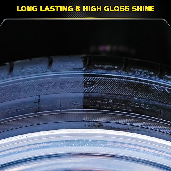 MEGUIAR’S HYBRID CERAMIC TIRE SHINE – LONG-LASTING SHINE THAT’S DURABLE & WATER-RESISTANT HYBRID CERAMIC TECHNOLOGY – 16 OZ SPRAY