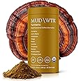 MUDWTR Turmeric Decaf Mushroom Drink | Zero Caffeine | USDA Organic Mushroom Coffee Alternative | USA Grown | Focus & Immunity Support | Lion's Mane, Chaga, Reishi, Cordyceps | 30 Servings