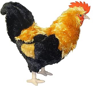 gallo de peluche