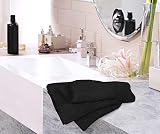 Utopia Towels Premium Hand Towels 41 x 71 cm Black 6-Pack Hotel & Spa view 4