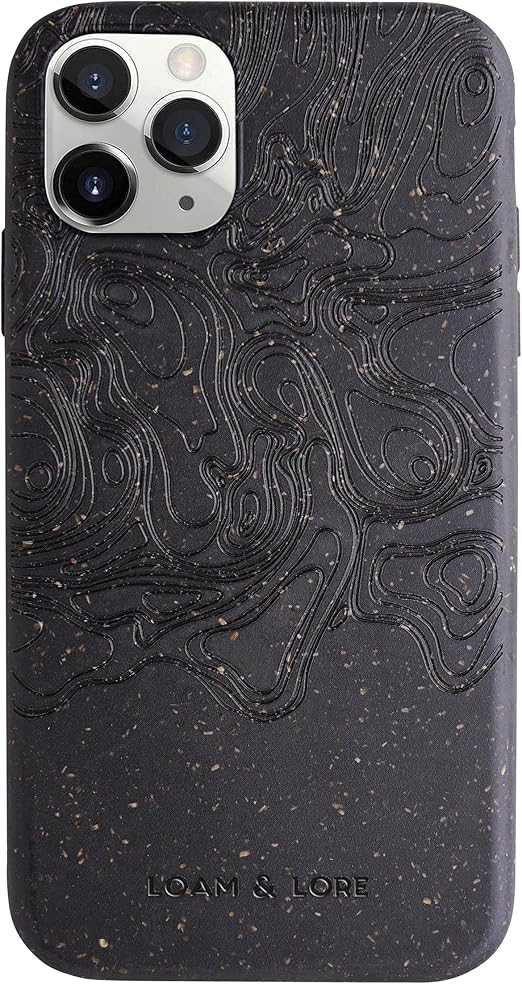 Amazon Com Eco Friendly Iphone 11 Pro Case Black Aesthetic Engraved Biodegradable And Compostable Iphone Case Zero Waste Plastic Free Iphone 11 Case