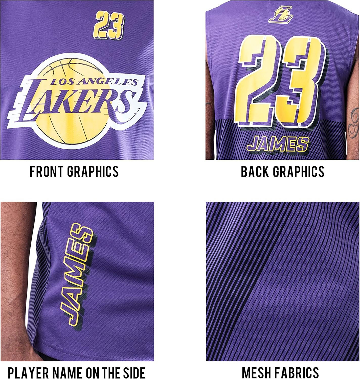 Ultra Game NBA Mens Players Tank Top Sleeveless Muscle T-Shirt - Multiple Players Available : Clothing
