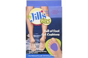 DR. JILL'S FOOT PADS Dr. Jills Gel Ball of Foot Cushions (Self-Sticking and Re-Usable)