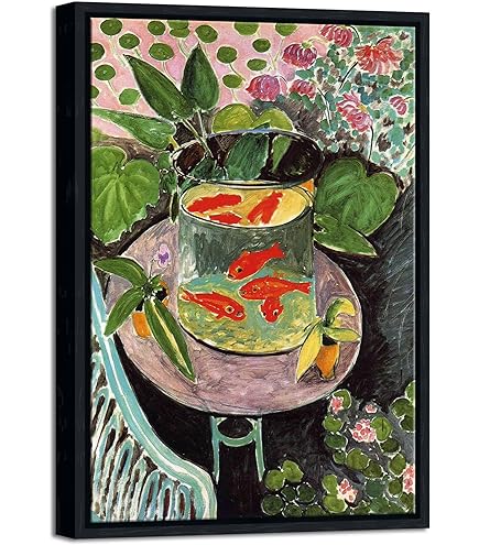 Amazon.com: Goldfish - From an Original Color Painting by Henri
