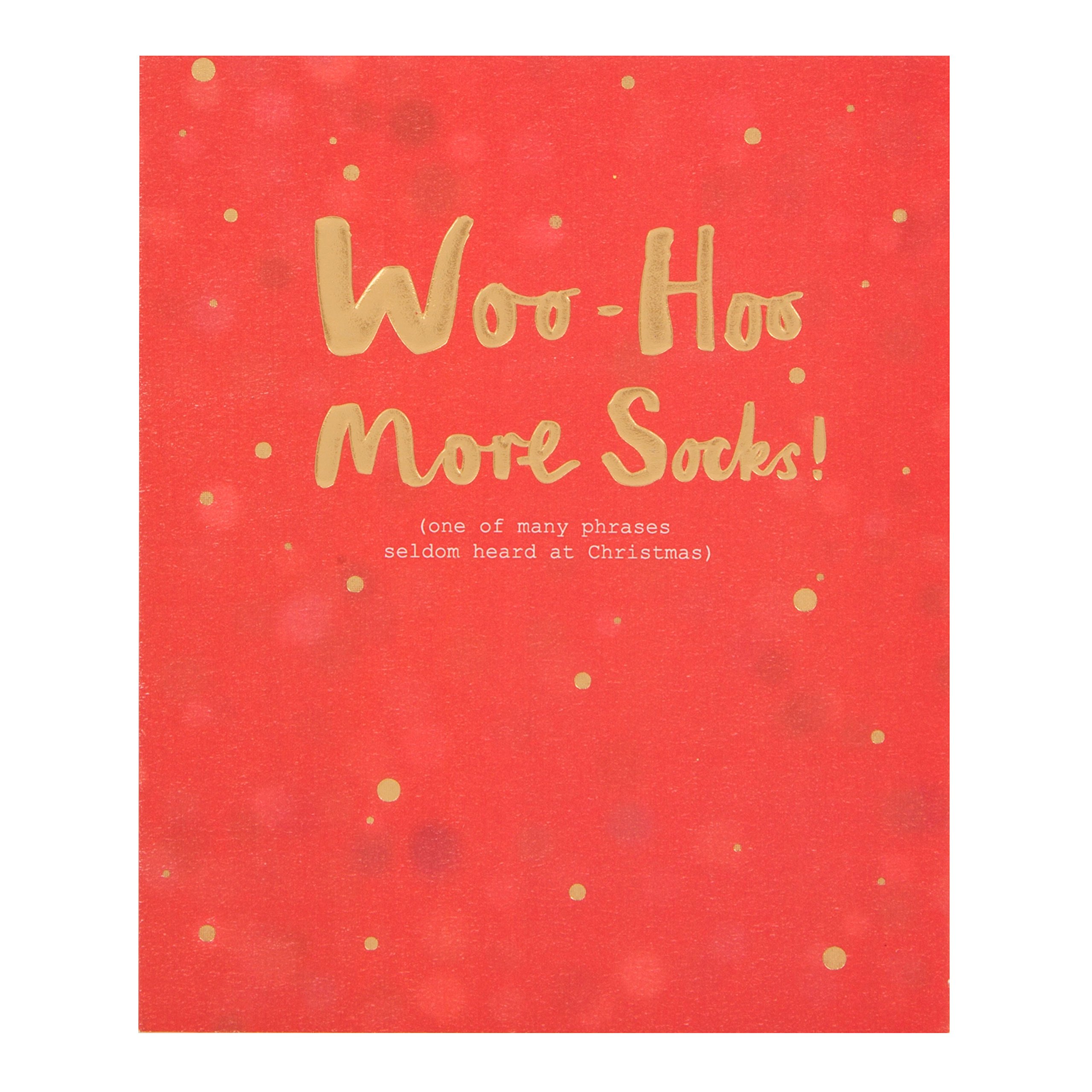 Hallmark Christmas Card 'Woo Hoo' - Small