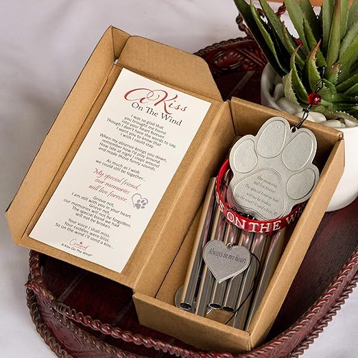 dog wind chime memorial