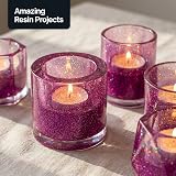 Hemway Purple Holographic Fine Glitter 100g Craft Resin Cosmetic view 5