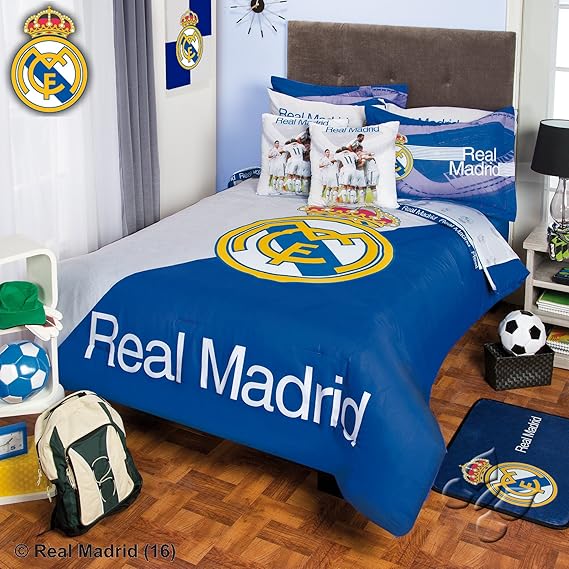 Amazon.com: Comforter Spain Real Madrid Set 5 Piece Twin ...