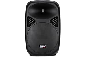 LyxPro 12" PA System Powerful Compact PA Portable Active Speaker System with Equalizer, Bluetooth, SD Card Slot, USB, MP3, XLR, 1/4", 3.5mm Input Connections - SPA-12
