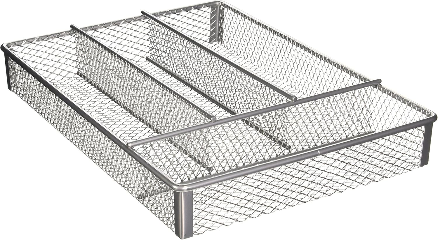Rubbermaid Wire Mesh Drawer Organizer, Cutlery Tray (FG1A7200TITNM