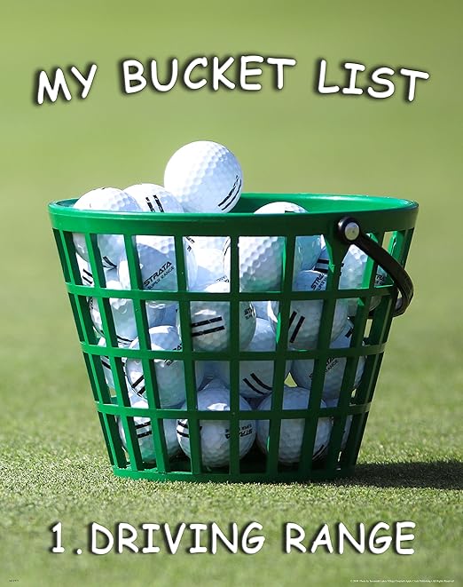 golf shoes at driving range