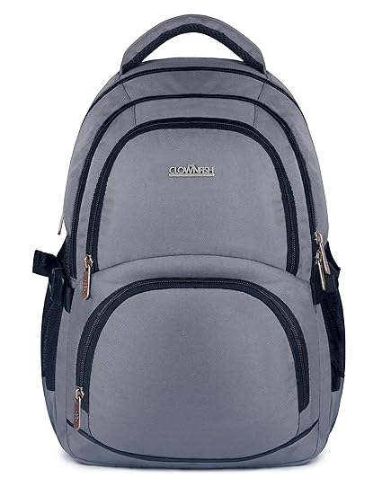 The Clownfish 30 Ltrs Grey Laptop Backpack (TCFBPPO-MLIGY1)