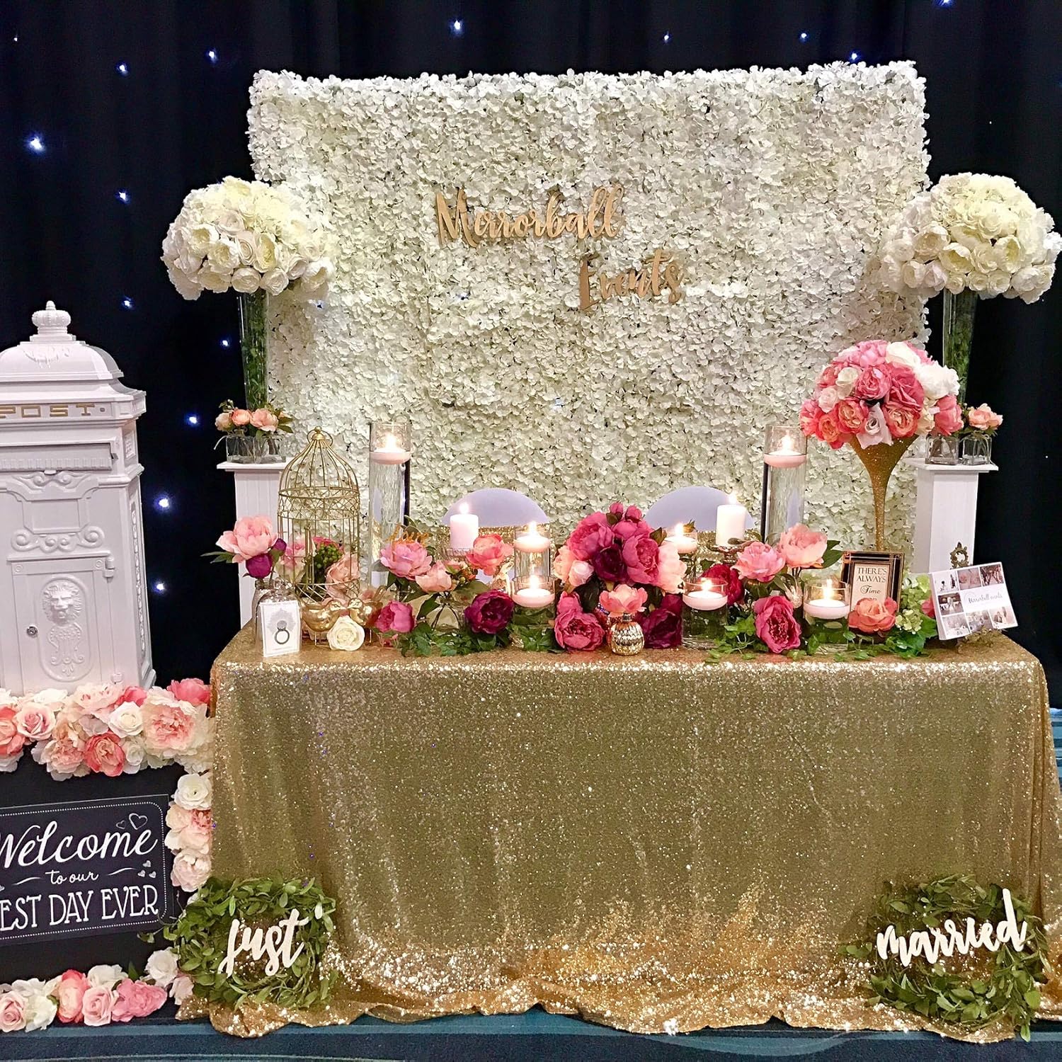 Best Disposable Table Runner Light Blue