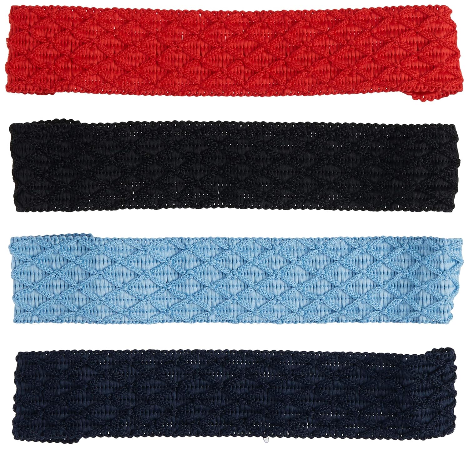 Goody Ouchless Hairwrap Comfort, 2 Inches, 3 Count, (Pack of 1) : Fashion Headbands : Beauty