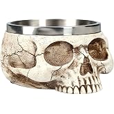 Pacific Giftware Skull Smugdge Bowl, 5.5-inch Length, Resin