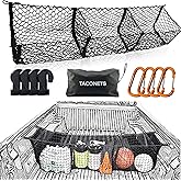 TacoNets Three Pocket Cargo Net for 2005-2026 Toyota Tacoma - Patented Design - Premium Truck Bed Organizers & Storage - Grocery Holder - Designed in USA