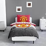 Manchester United FC Official Single Duvet Cover Set Crest Design view 3