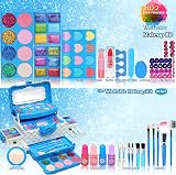 EVACOK Kids Makeup Sets Princess Beauty Toy Safe Non-Toxic 4 to 10 Years view 2