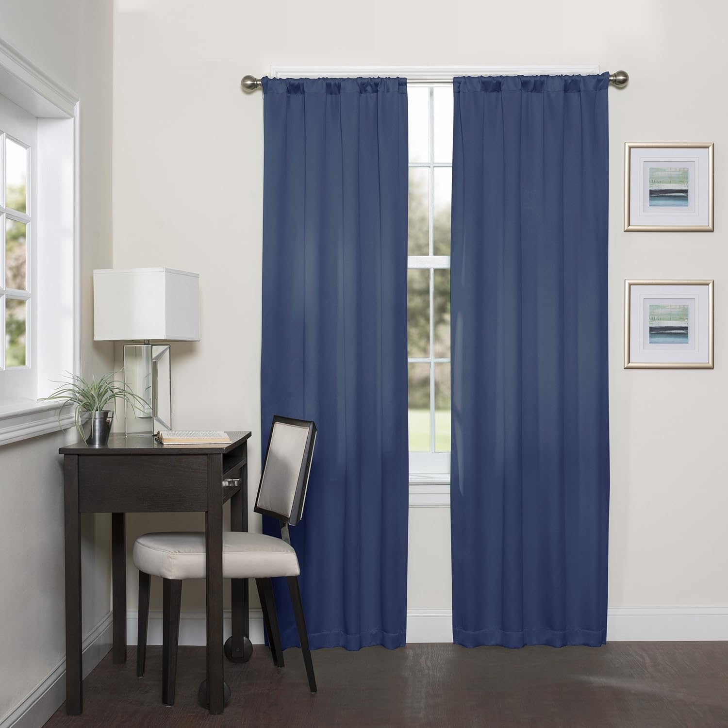Best indigo curtains for living room