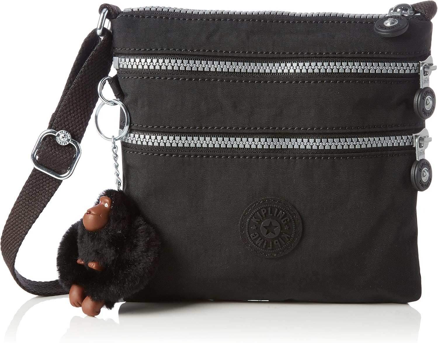 kipling alvar crossbody bag black
