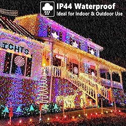 BrizLabs Christmas Lights, 180ft 500 LED Color