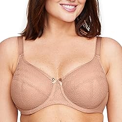 Full Figure Plus Size Lace Comfort Wonderwire Bra