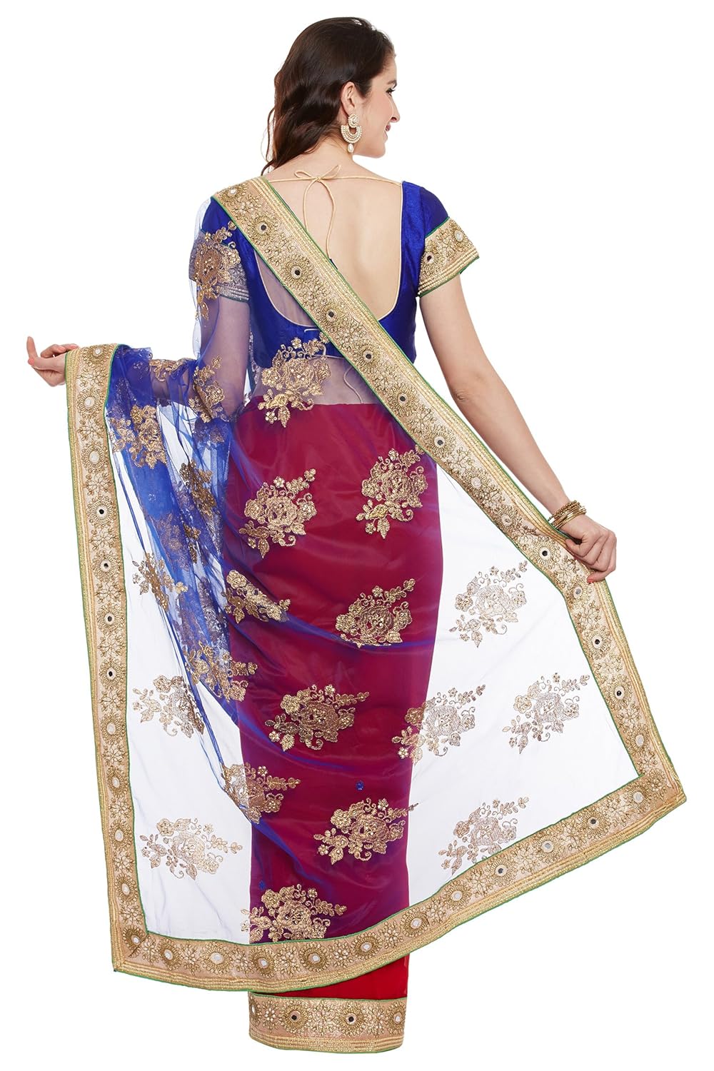 chhabra 555 women's saree with blouse piece