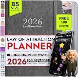 Freedom Mastery Law of Attraction Planner 2026 Hourly Weekly Monthly