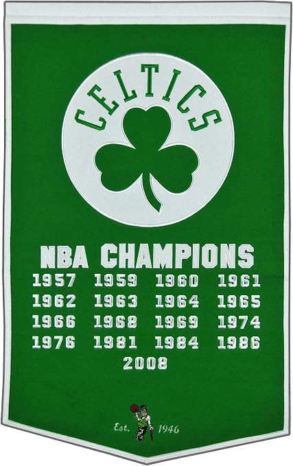 Amazon Com Winning Streak Nba Boston Celtics Dynasty Banner