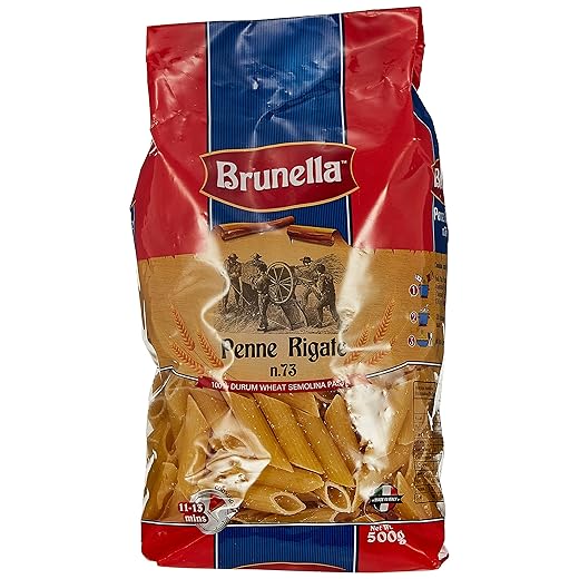 Brunella Penne Rigate Pasta, 500g