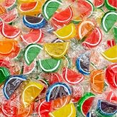 Fruit Slices Jelly Candy, Assorted Flavors, Gelatin Free Candy, 1.5 Lb Bag | Old Fashioned Candy Individually Wrapped