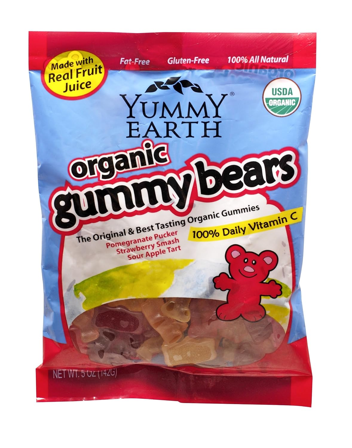 Yummy Earth gummy bear org 5oz (810165014107)