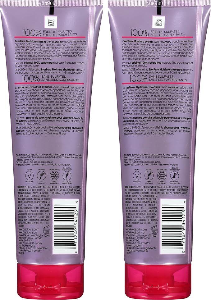 L Oreal Paris Hair Care Everpure Sulfate Free Moisture Conditioner