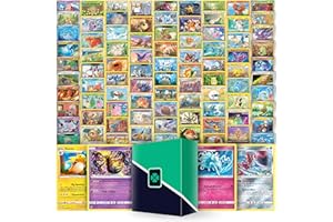 Holo Rare TCG Bundle - 100 Cards Including 1 Guaranteed Holo Rare, 9 Holos and LuckyLoot Deck Box
