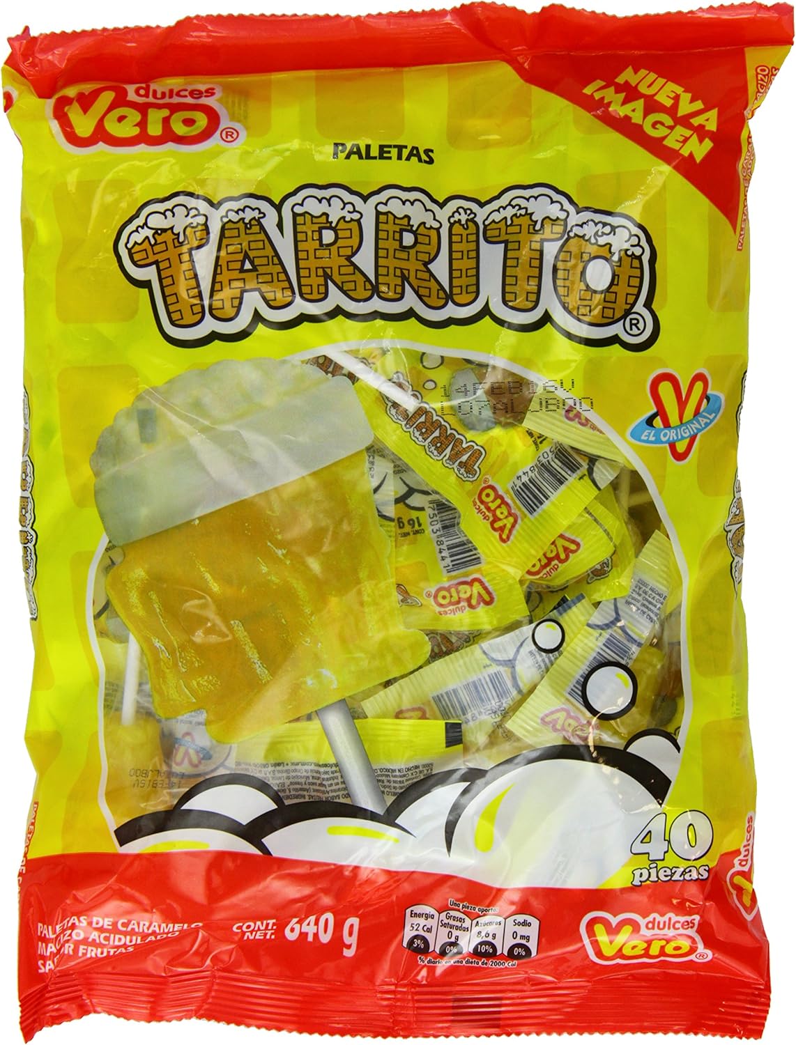 Vero Mexican Candy Tarrito Fruit Flavored Lollipops 40 Pieces Misc Amazon Ca Electronics