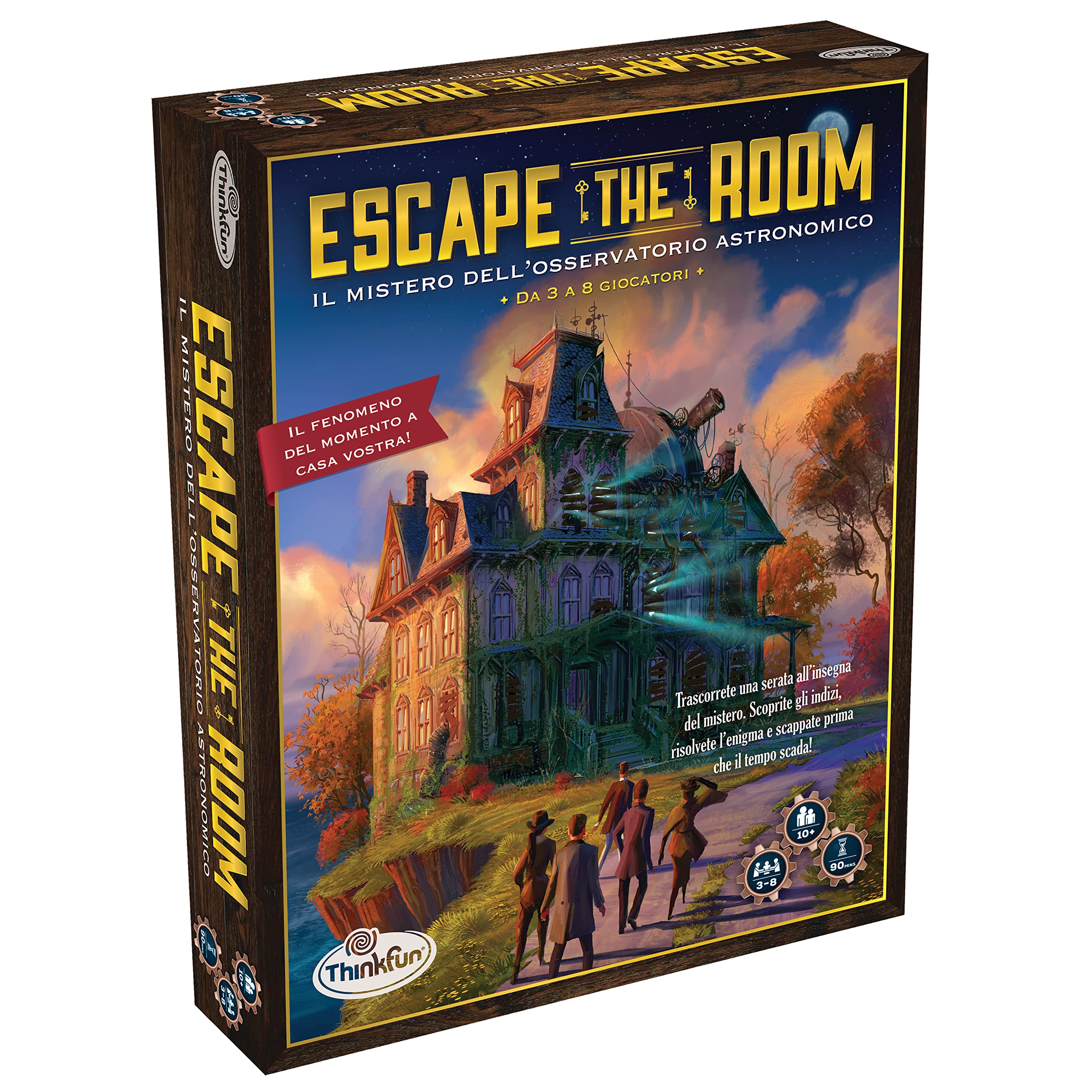 ThinkFun Escape The Room: The Secret of the Observatorium, Board Game for Adults, 3-8 Players, 10 Years Old