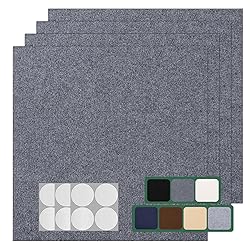 VallisCo 30 Pack Carpet Tile - 12” X 12” Self