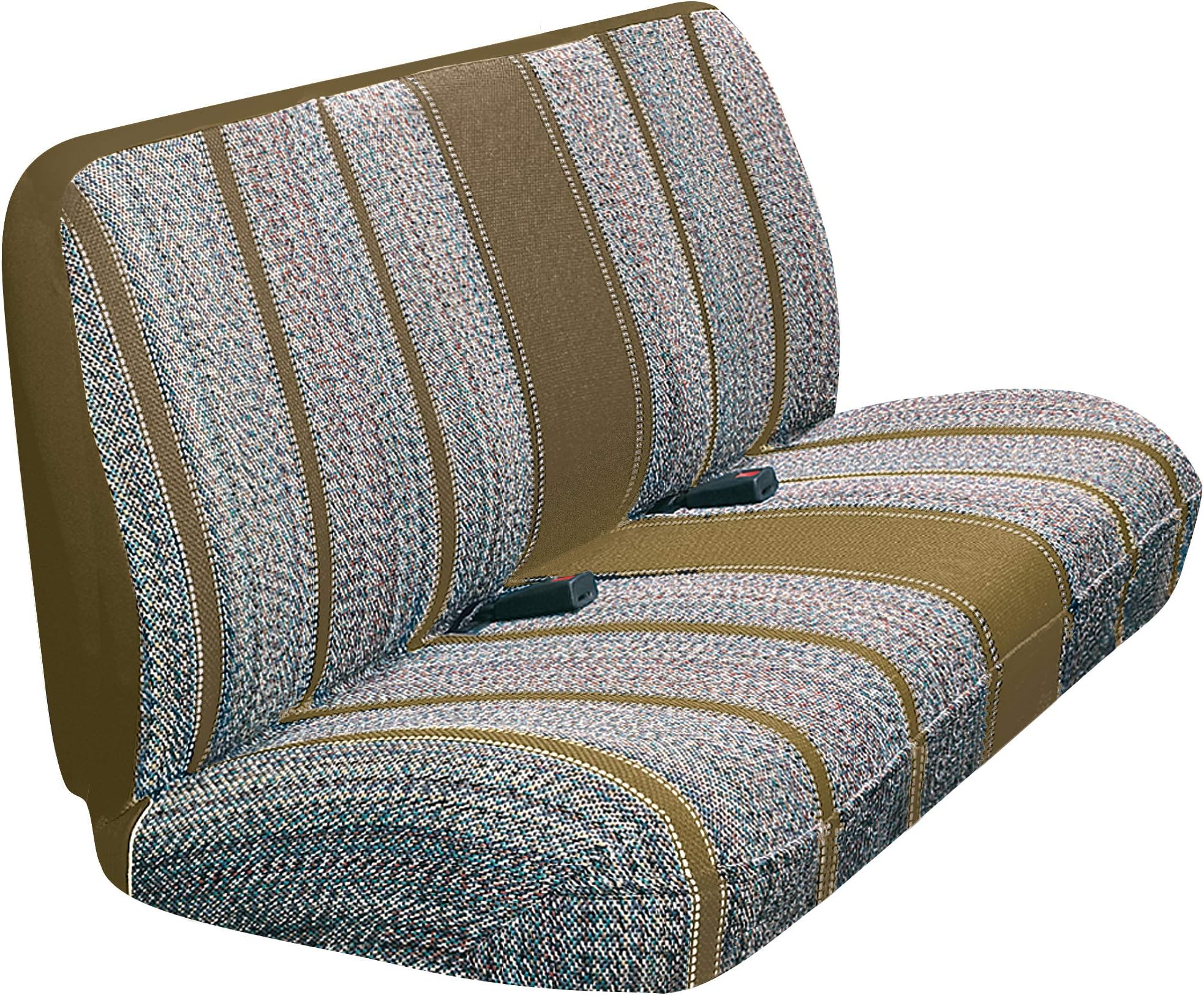 Saddleman A 02252-09 Universal Front Large Bench Seat Cover Without Headrests-Saddle Blanket Fabric (Tan)