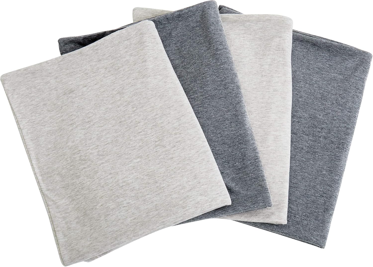 100% Jersey Cotton Body Pillow Cover with Zipper - Luxury Soft Removable Body Pillow Case - Long Fuzzy Body Pillow Cover - Knitted Cotton Pillowcase (Grey, 21"X54"): Home & Kitchen